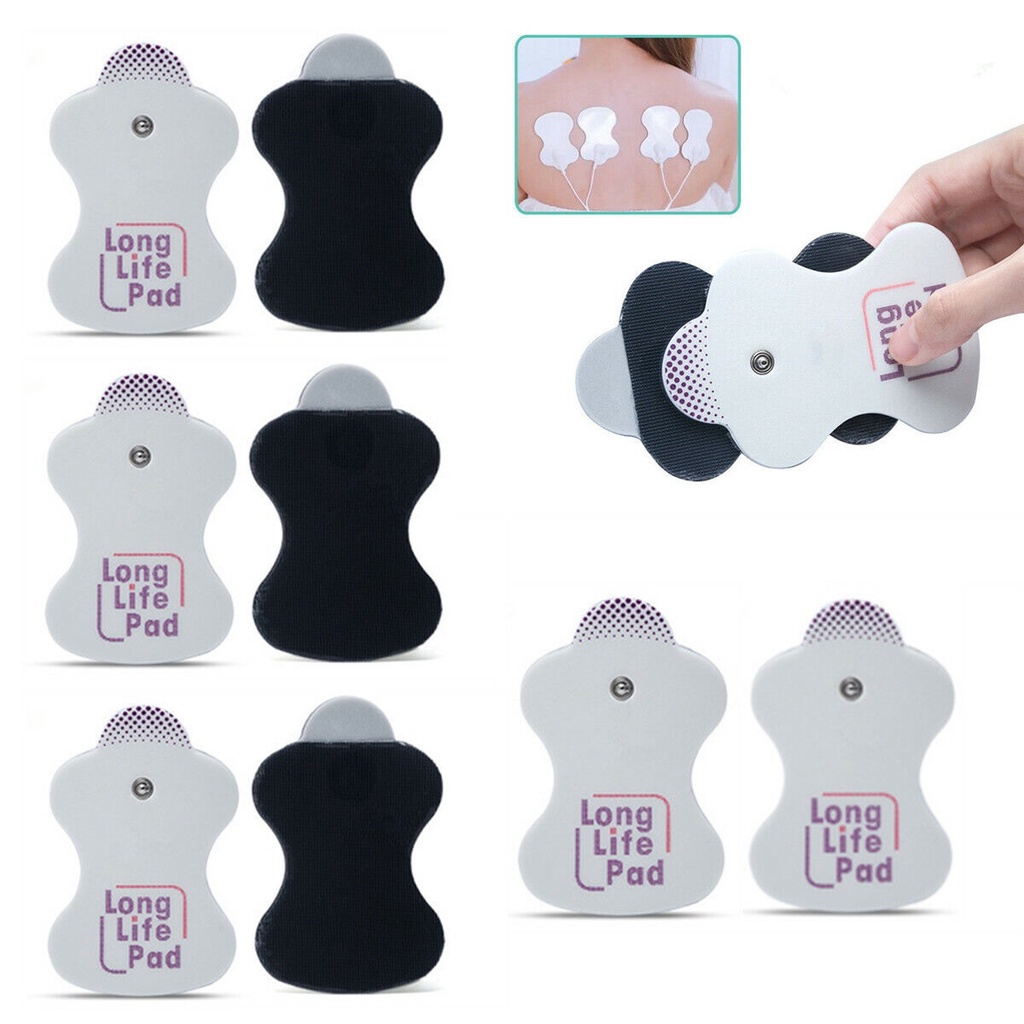 Long Life Pad Self Adhesive Tens Unit Electrode Pads Reusable Massage ...