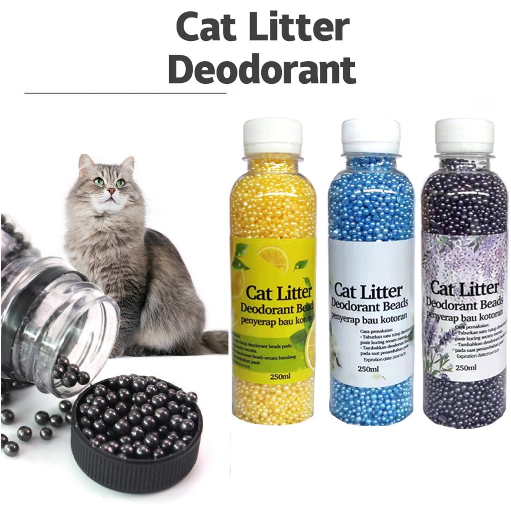 Cat Litter Deodorant Beads with Activated Charcoal (Enhanced Edition