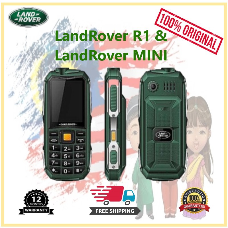 Land Rover R1 Powerbank Phone 13800mah Battery Usb Torch Light | Shopee ...