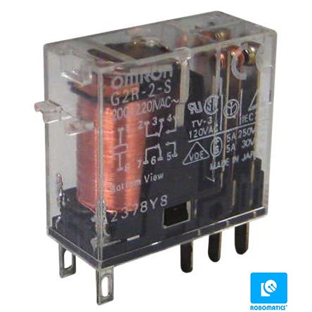 OMRON General Purpose Relay G2R-2-S 220 VAC | Shopee Malaysia