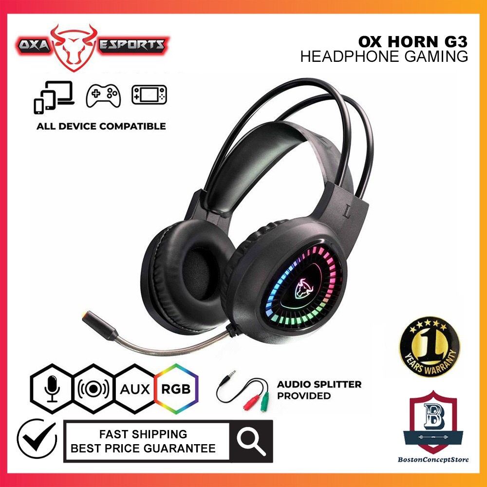 Oxayoi Oxa Esports OX HORN G1 / OX HORN G3 Wired Gaming Headphone with ...