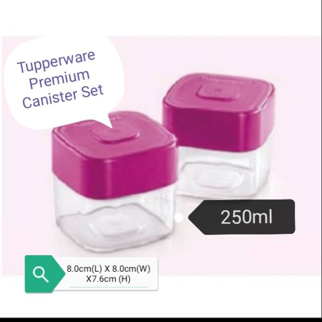 Tupperware Premium Canister Set(2pcs) | Shopee Malaysia