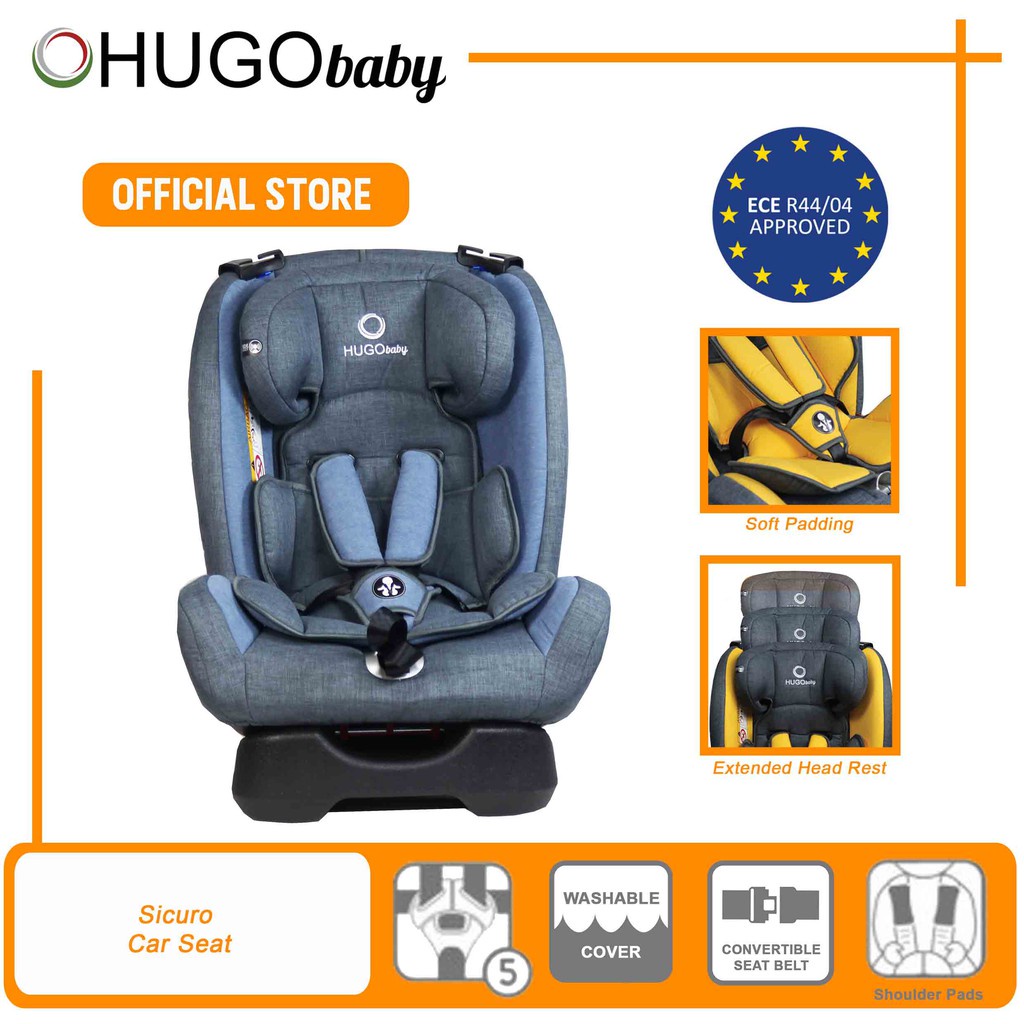 Hugo Baby Sicuro Baby Carseat Blue Shopee Malaysia