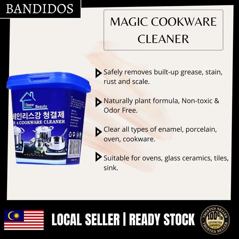 🔥Ready Stock🔥 Magic Cookware Cleaner / Pembersih Alat Memasak Shopee