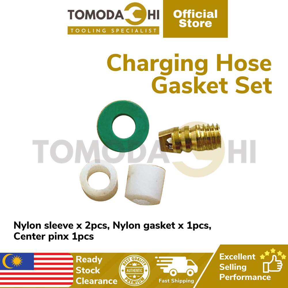 TOMODACHI Car Air Cond Charging Hose Aircond Refill Gasket Repair Set