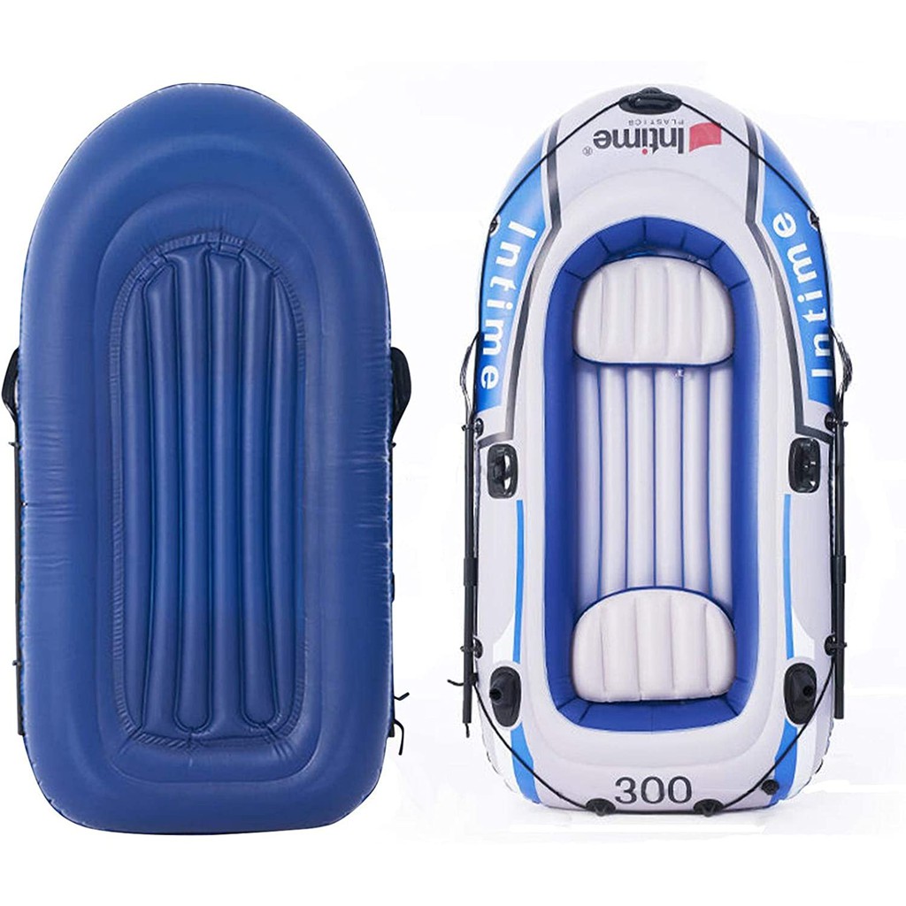Inflatable Boat 4-Person Thickened Heavy Duty Kayak Canoe Water Sport ...