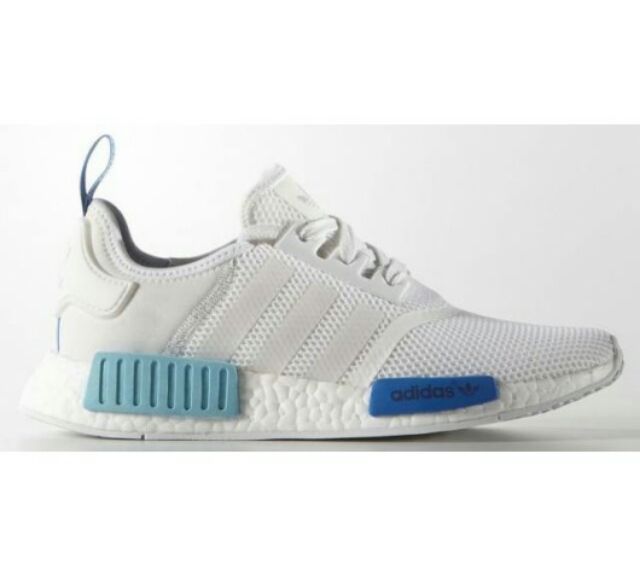 Adidas NMD Boost St Paul White Blue Glow Shopee Malaysia
