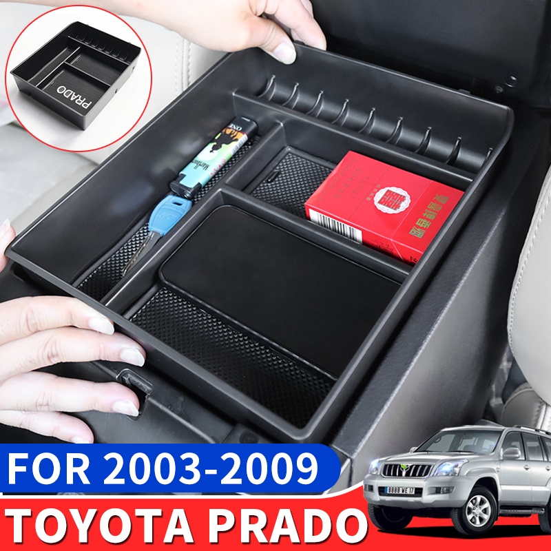 Galerie De Toit Pour Toyota Land Cruiser Prado 120 (2003-2009) - Porte-Bagages En Alliage Aluminium Noir