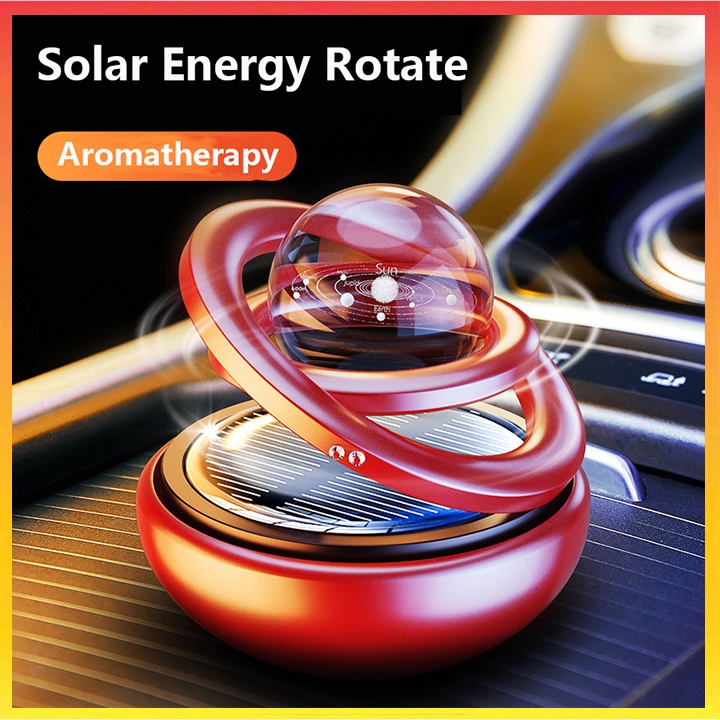 Car Perfume Solar energy Interstellar Rotation Car Aromatherapy Car ...