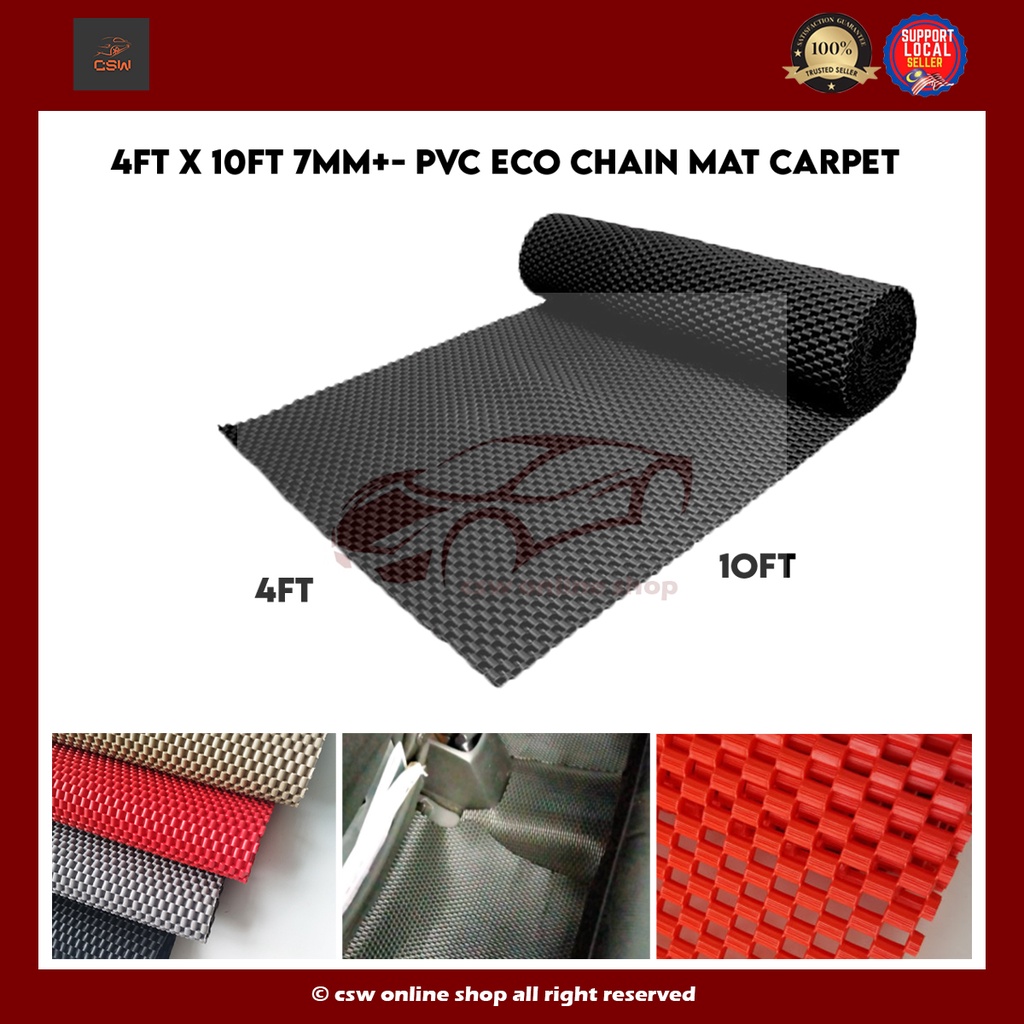 4ftx10ft Universal PVC Eco-Friendly Waterproof Chain Door Floor Mat ...