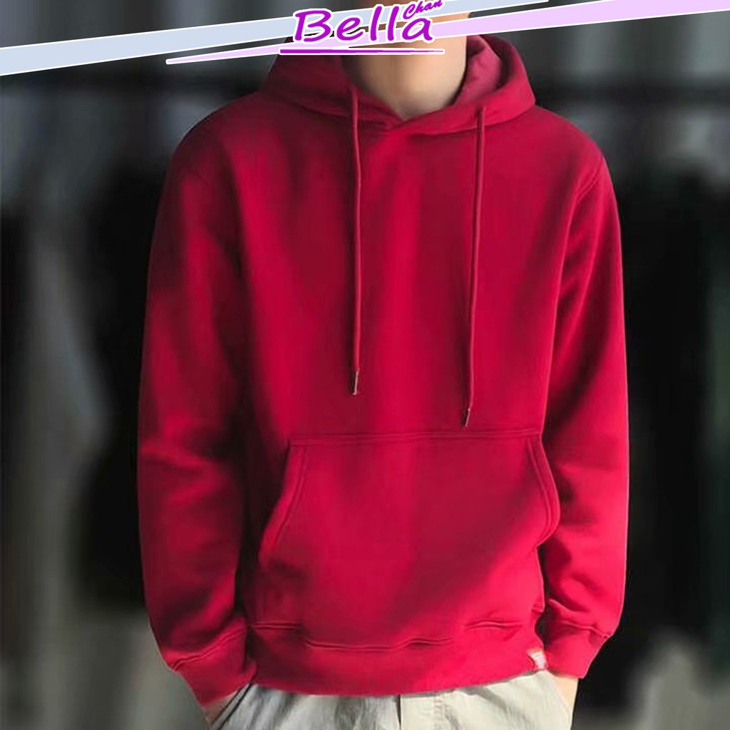 CUTE HONG Men Women Loose Long Sleeve Hooded Hoodie Lelaki Perempuan sweater SMALL CUTTING Shopee Malaysia