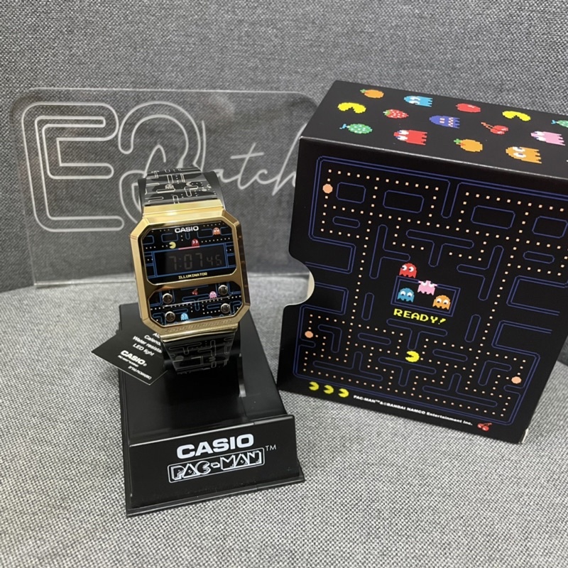 Casio Vintage X Pac-Man Collaboration Limited A100/ A100WEPC / A100WEPC ...