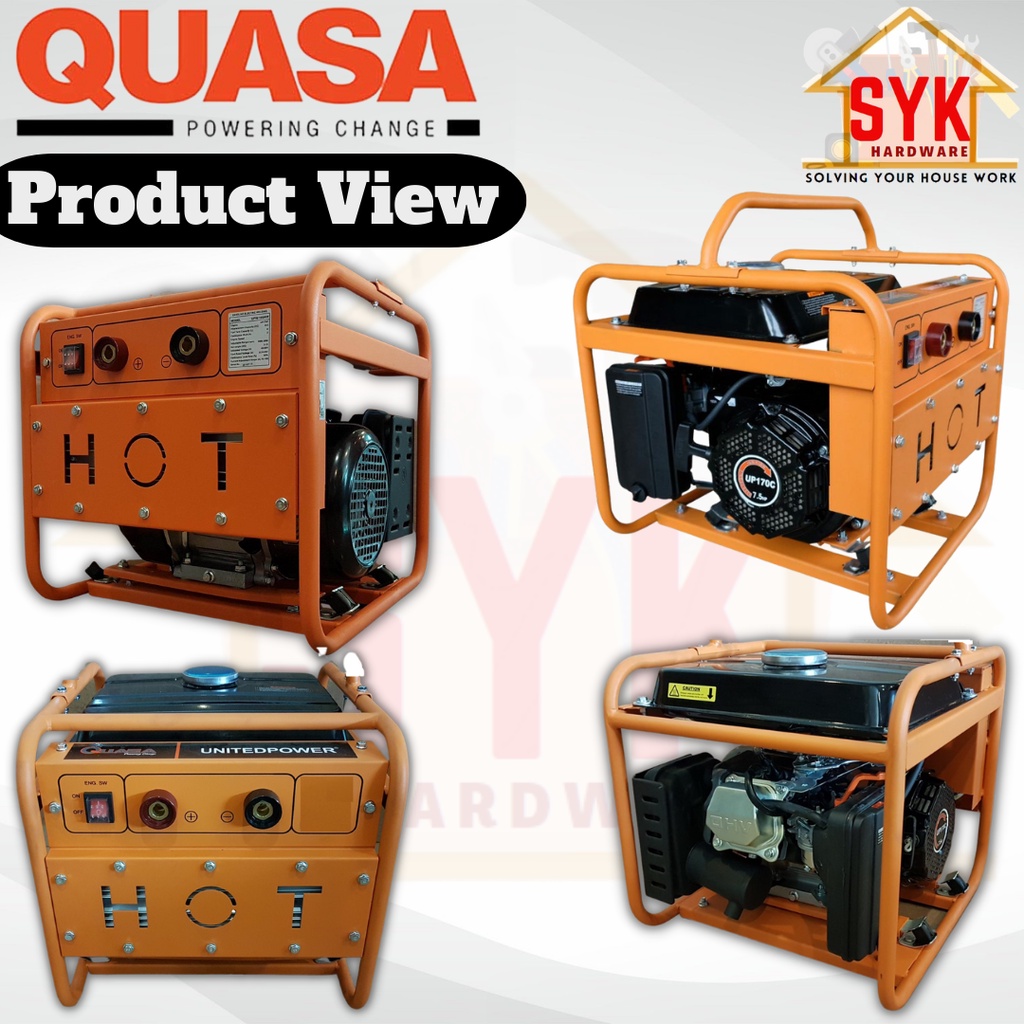 SYK Quasa UPW-160AW Gasoline Engine Welding Machine Generator Recoil ...