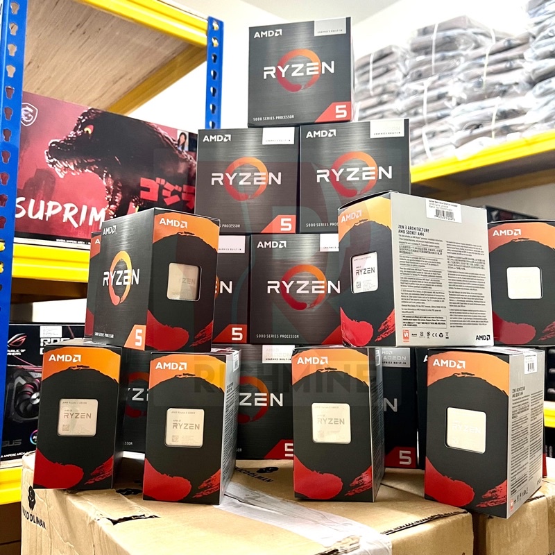 {ReadyStock} AMD Ryzen 5 4500 5600G 5600X Processor AM4 GAMING CPU ...