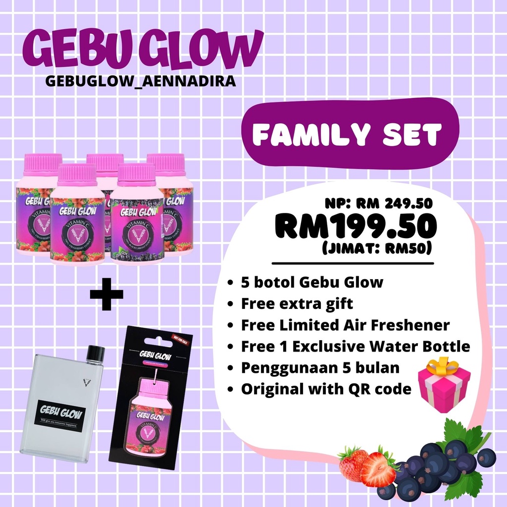 GEBU GLOW VITAMIN C 100% ORIGINAL (FAST SHIPPING) | Shopee Malaysia