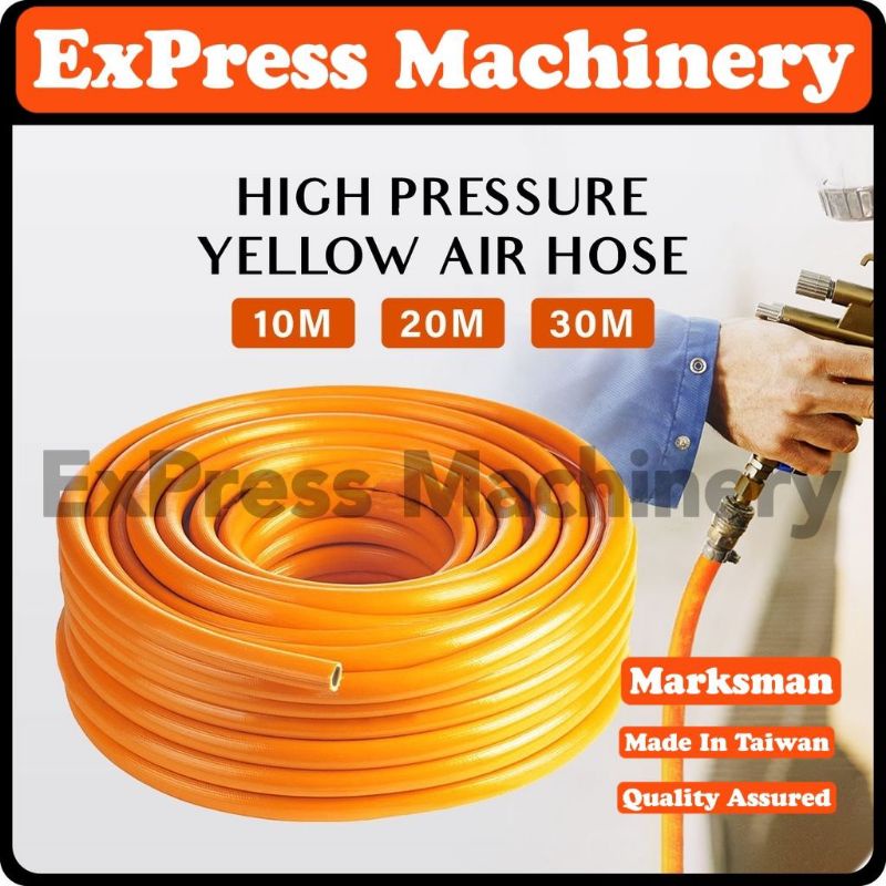 (8.5mm) High Pressure Marksman Yellow Air Hose Made In Taiwan ( 10