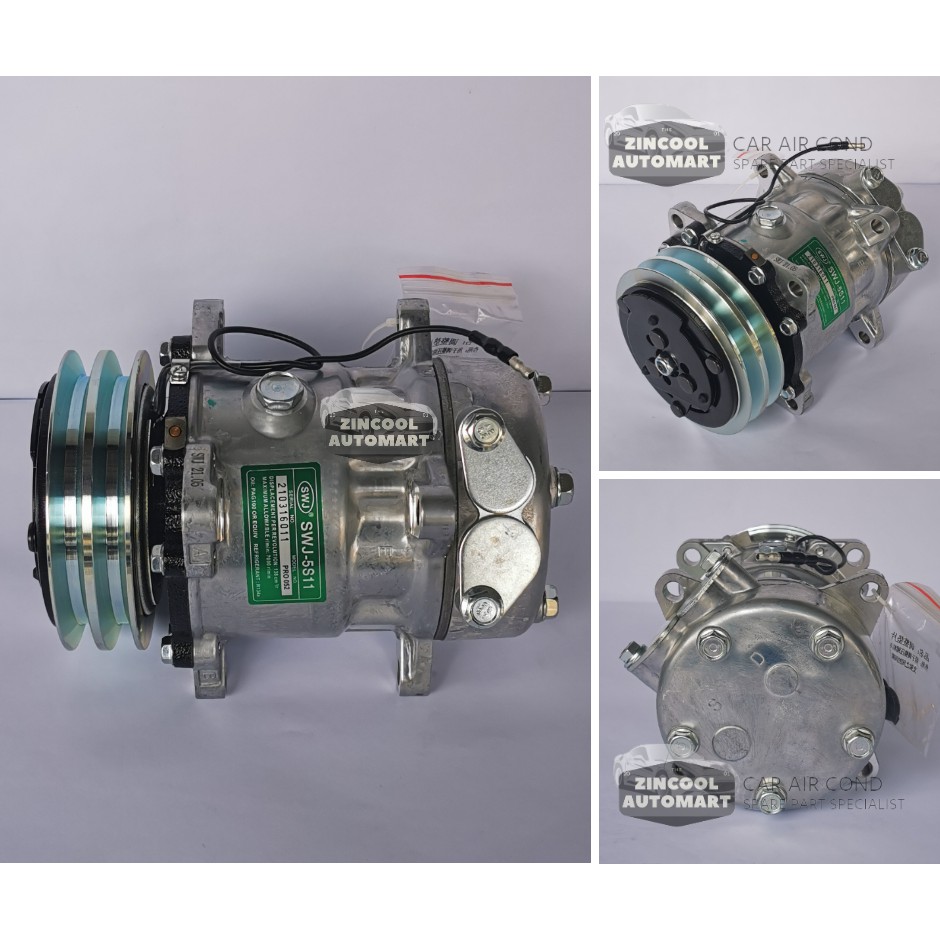 Proton Wira / Iswara AirCond Compressor For A/C SANDEN (SD) R134a