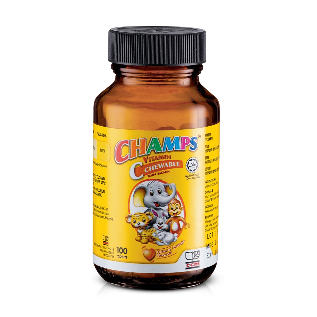 CHAMPS C Chewable Vitamin C For Kids Shopee Malaysia