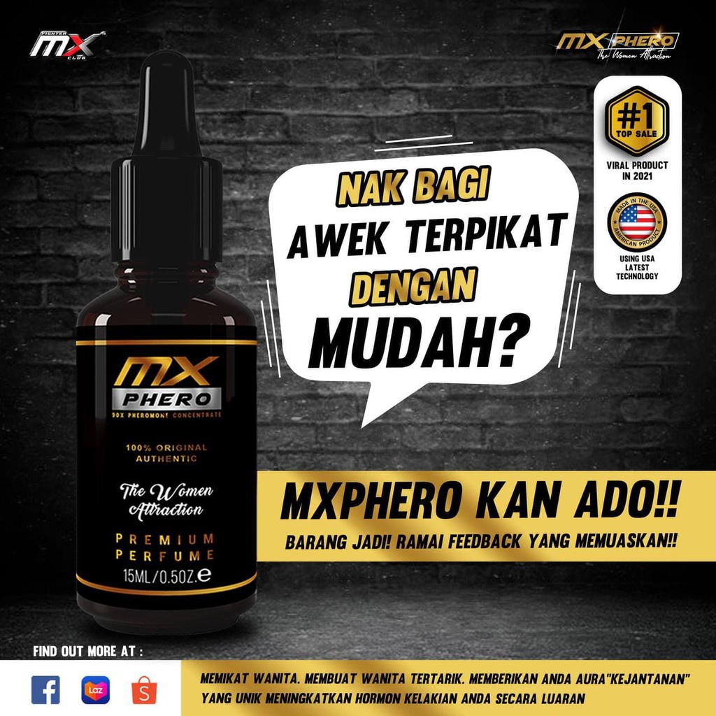 deodorant READY STOCK🔥MX PHERO PREMIUM PERFUME/perfume perangsang