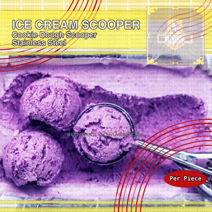 Ice Cream Scooper or Cookie Dough Scooper (Food Grade / Stainless Steel