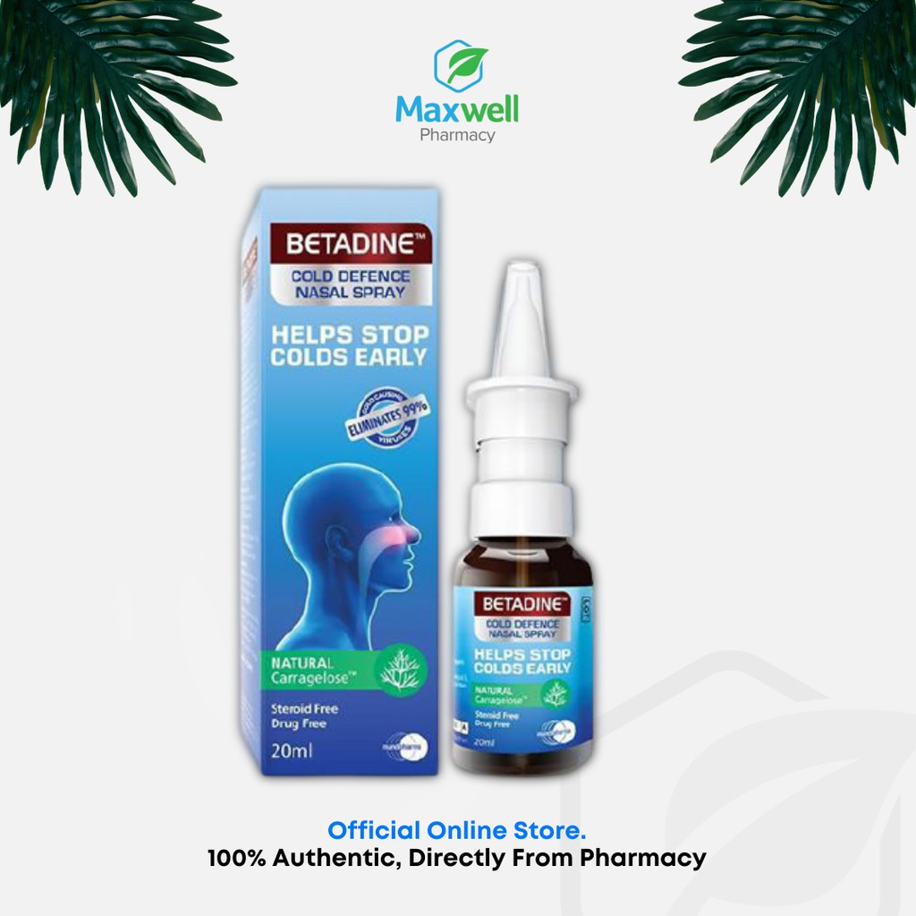 Betadine Cold Defence Nasal Spray 20ml | Shopee Malaysia