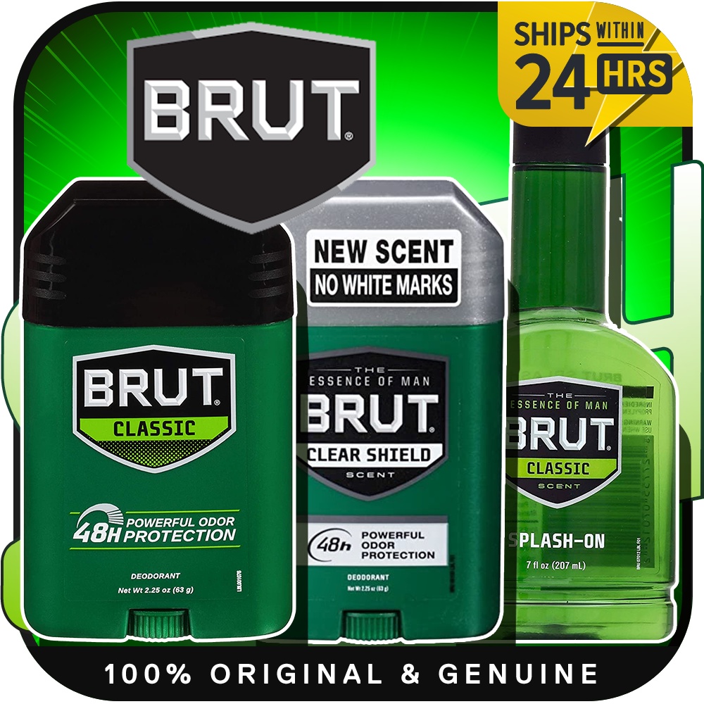 Brut - Brut, Deodorant, with Stain Shield, Signature Scent (2.7 oz