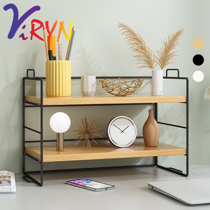 ViRYN 2 Layers Desktop Racks Desks Storage Offices Dormitory Study ...