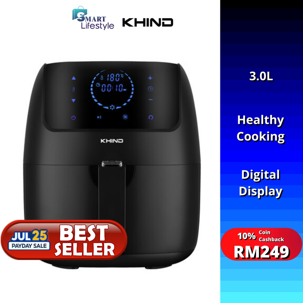 Khind Air Fryer ARF3000 ARF45 EAF J3213D BK MAF D3500 Shopee Malaysia