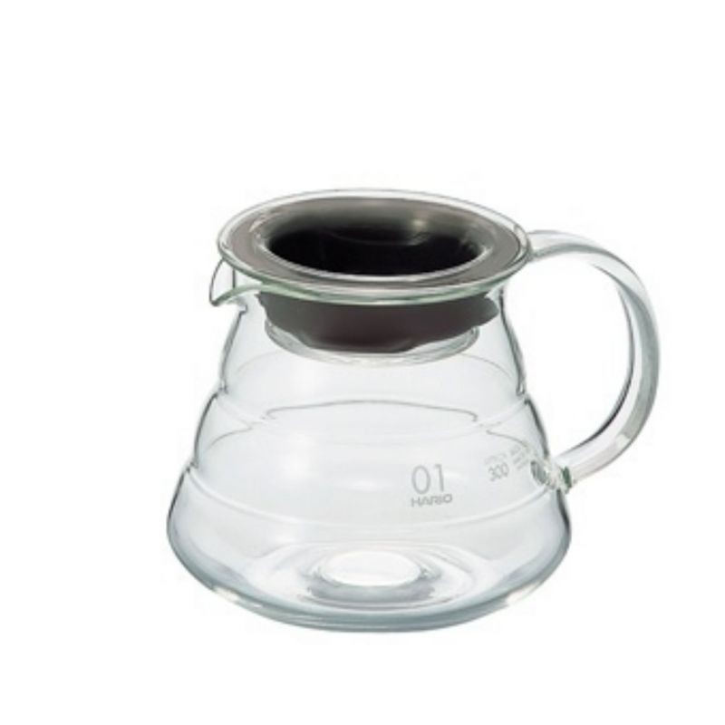 HARIO V60 Range Server Glass 360ml 600ml Clear Transparent Ear Coffee Serving Jug Shopee