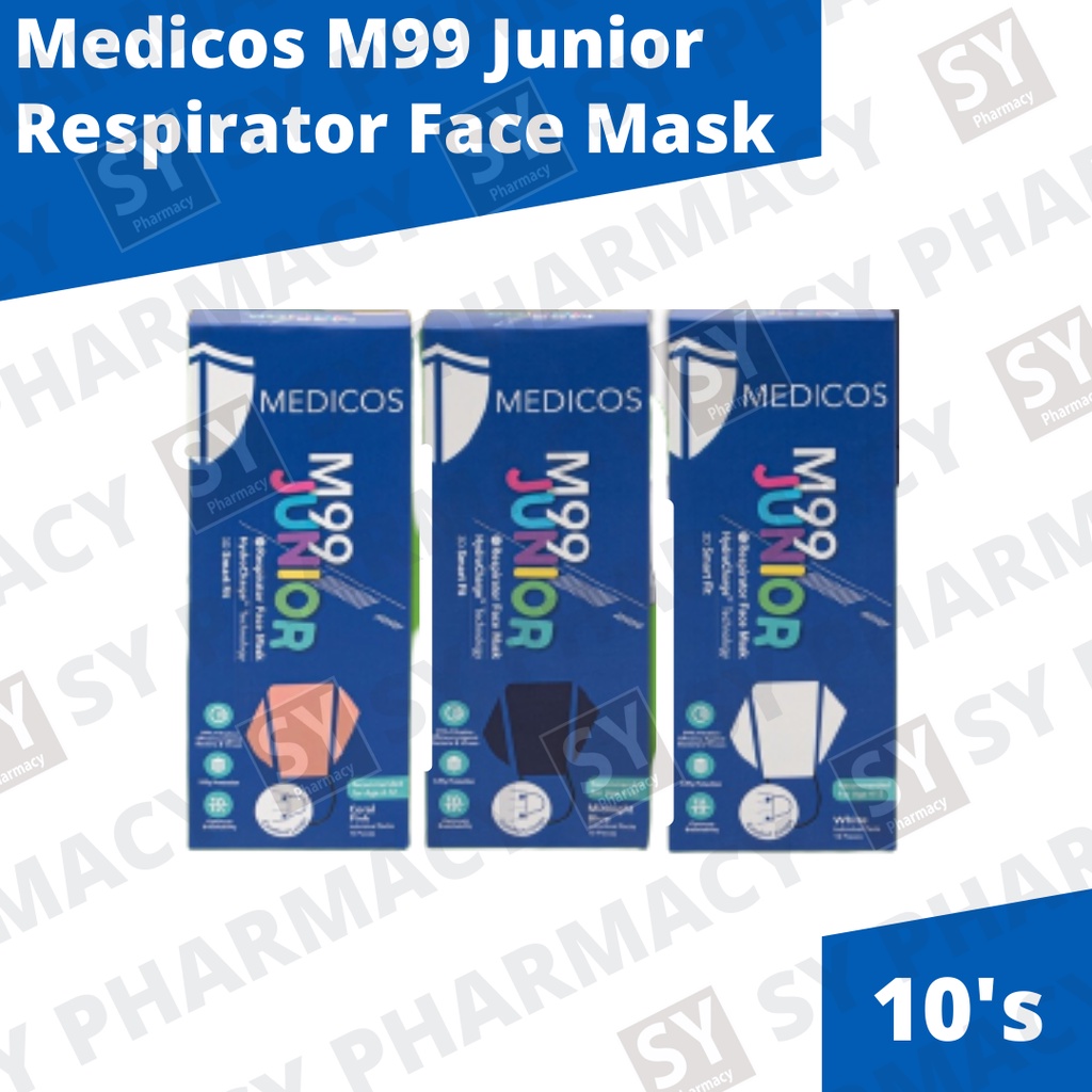 Medicos M99 Junior Respirator Face Mask 10's | Shopee Malaysia