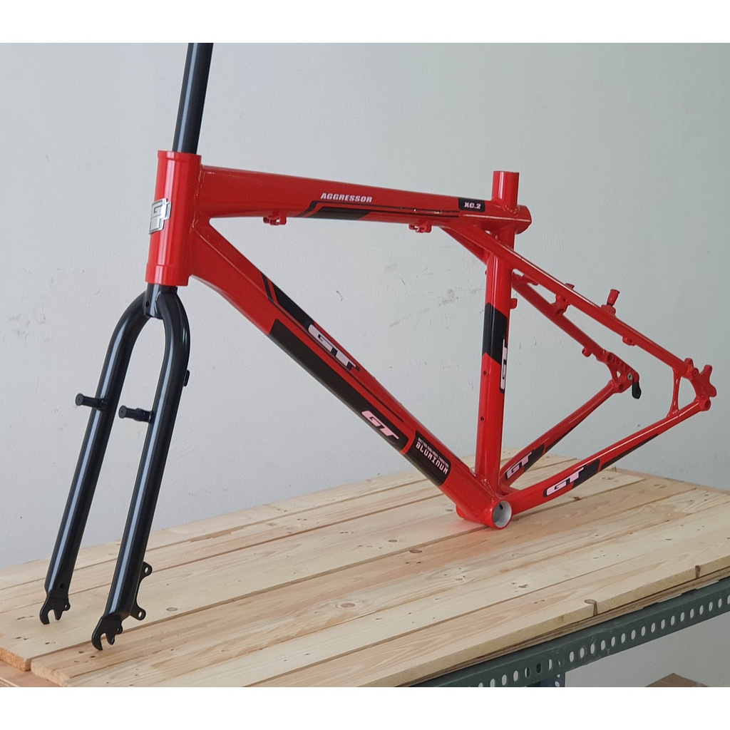 NOS NOS GT AGGRESSOR XC 2 RED .NOS FRAME NEVER ASSEMBLED FRAME ONLY Shopee Malaysia