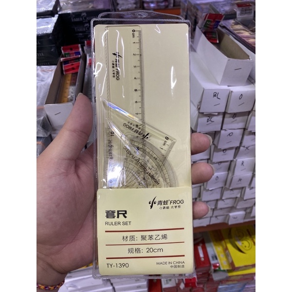[ BEST & SAVE ] Frog TY-1390 Students Ruler Set Triangle Rectangle ...