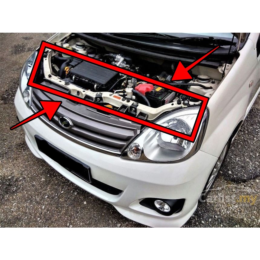 Perodua Viva , Viva Elite Front Bonnet Lock Top Panel , Radiator Top ...