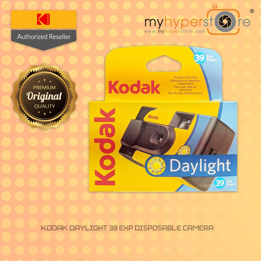 Kodak HD Power Flash Daylight Single Use Disposable Camera 27 + 12