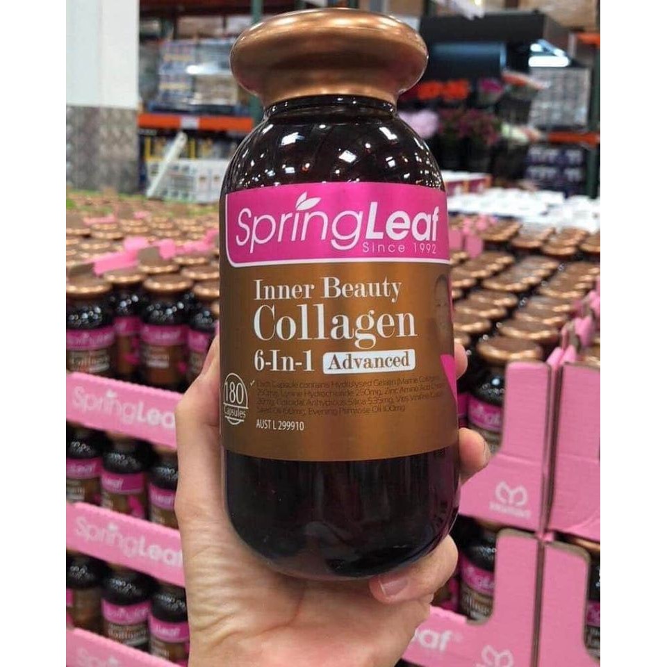 (date 2028) SpringLeaf Inner Beauty collagen 6 in 1 Collagen Capsules ...