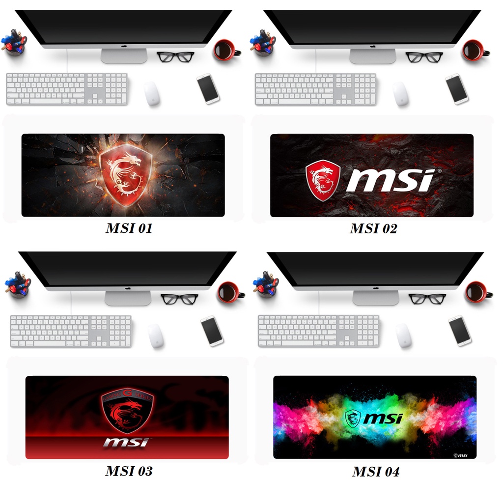[READY STOCK] MSI Extra Large Gaming Mouse Pad 90cm*40cm*0.2cm | Shopee ...