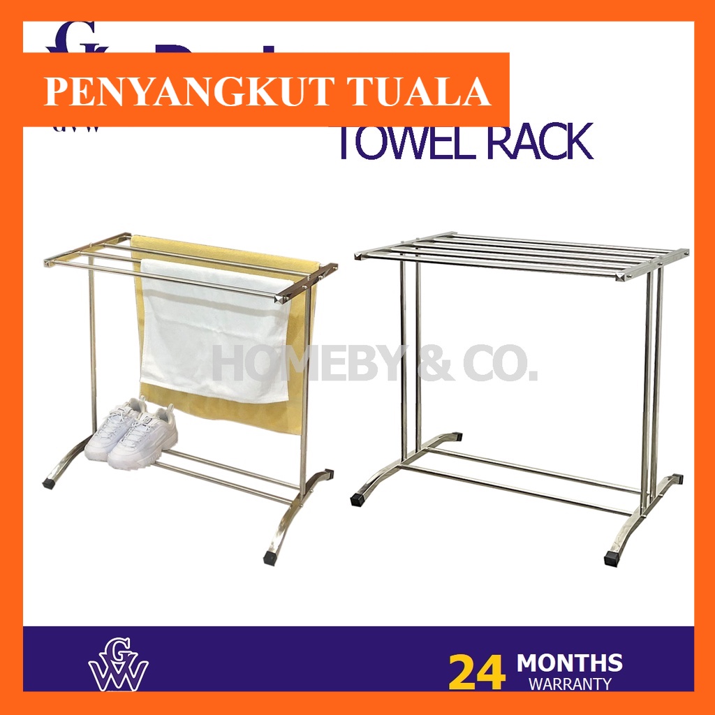 Penyangkut Penyidai Besi Tuala Sejadah Baju Pakaian Hanger Rack Towel ...
