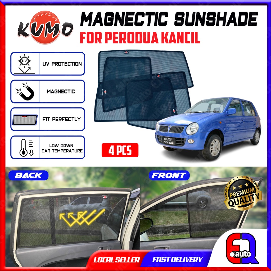 CAR MAGNETIC SUNSHADE KUMO BRAND FOR PERODUA KANCIL OLD KANCIL NEW ...