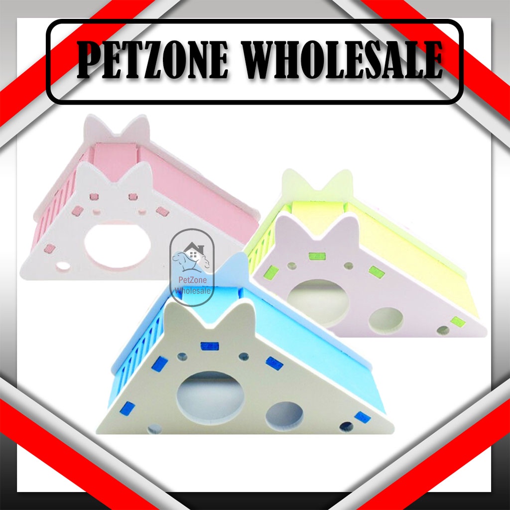 Hamster Wooden Triangle Slide | Shopee Malaysia