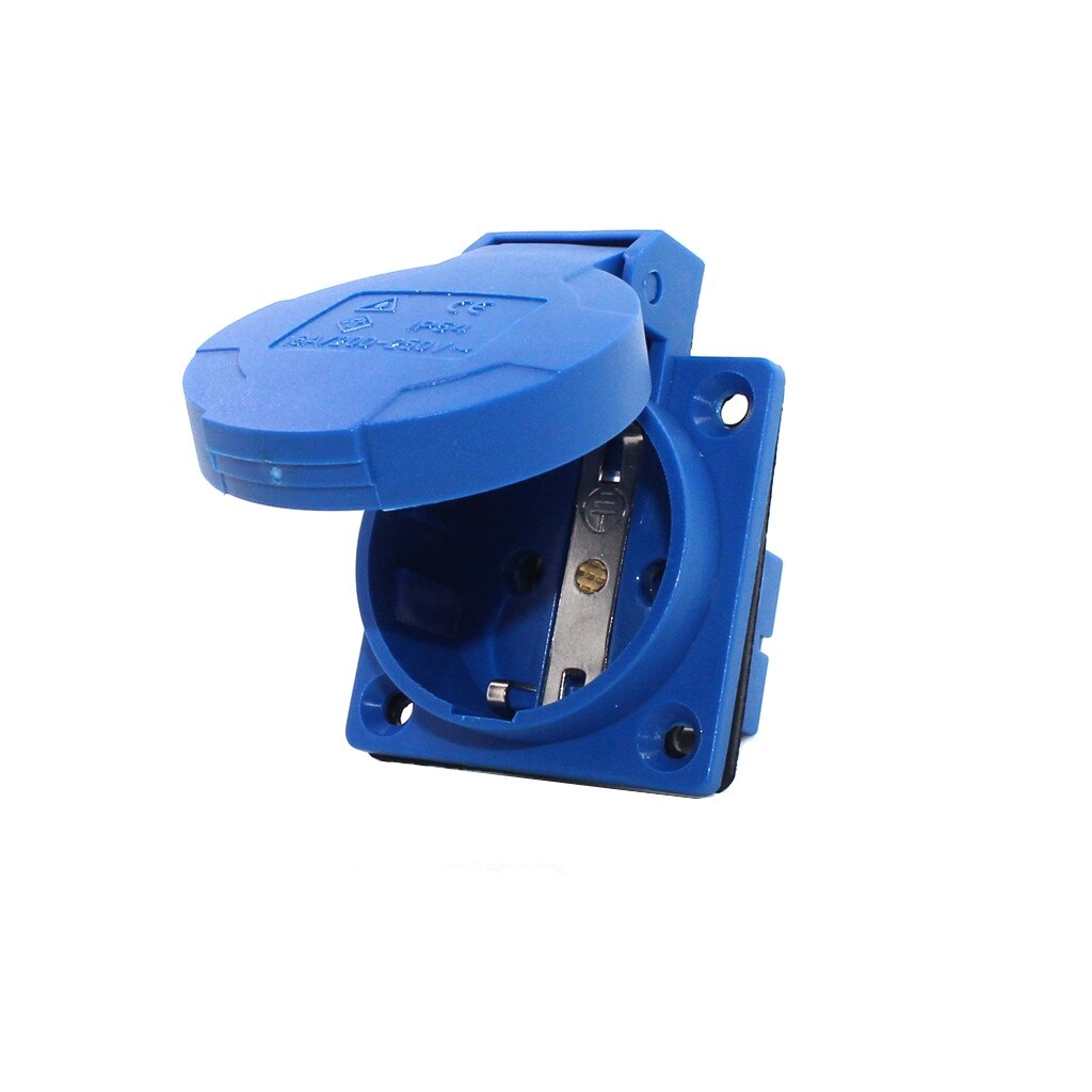 EU European Waterproof IP54 2Pin Electric Power Male Plug Female Schuko ...