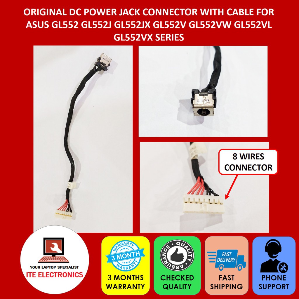 Cable Pantalla Lvds Portátil Cable LCD LVDS Para ASUS GL552 GL552J GL552JX GL552V GL552VL GL552VW GL552VW-DH71, Compatible Con Pieza 1422-029V0AS Cable Conexión Pantalla Portátil