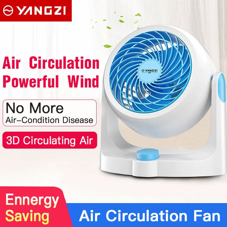 Air circulation fan turbo electric fan mute high wind can shake head Shopee Malaysia