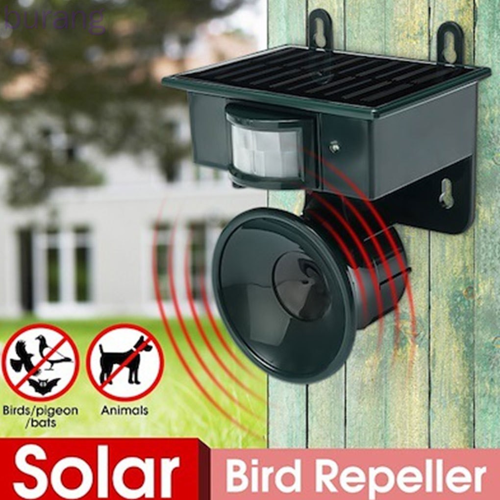Sonic Outdoor Solar Animal Bird Repeller PIR Motion Sensor Repellent