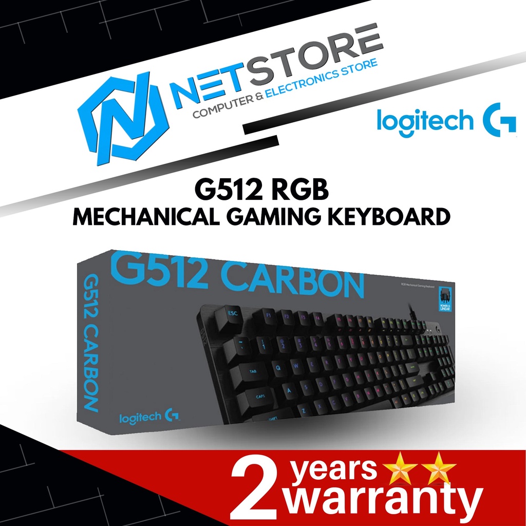 Logitech G512 Lightsync Rgb Mechanical Gaming Keyboard Linear