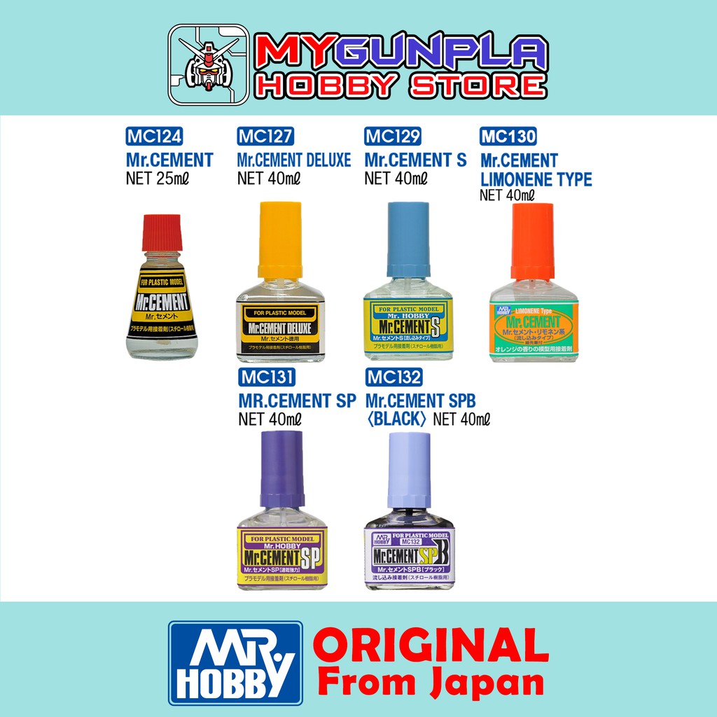 Mr.Hobby Mr. Cement / Cement Deluxe / Cement S / Cement Limonene Type