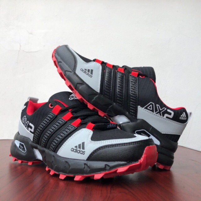READY STOCK !! ADIDAS AX2 - BLACK GREY RED ( SIZE 41-45 ) | Shopee Malaysia