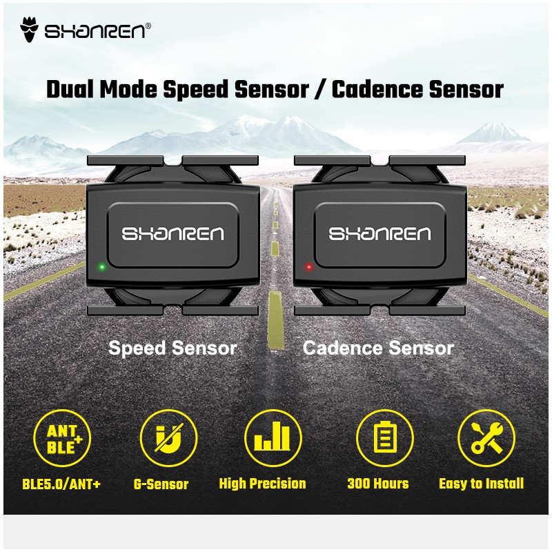 Zwift compatible speed and store cadence sensors