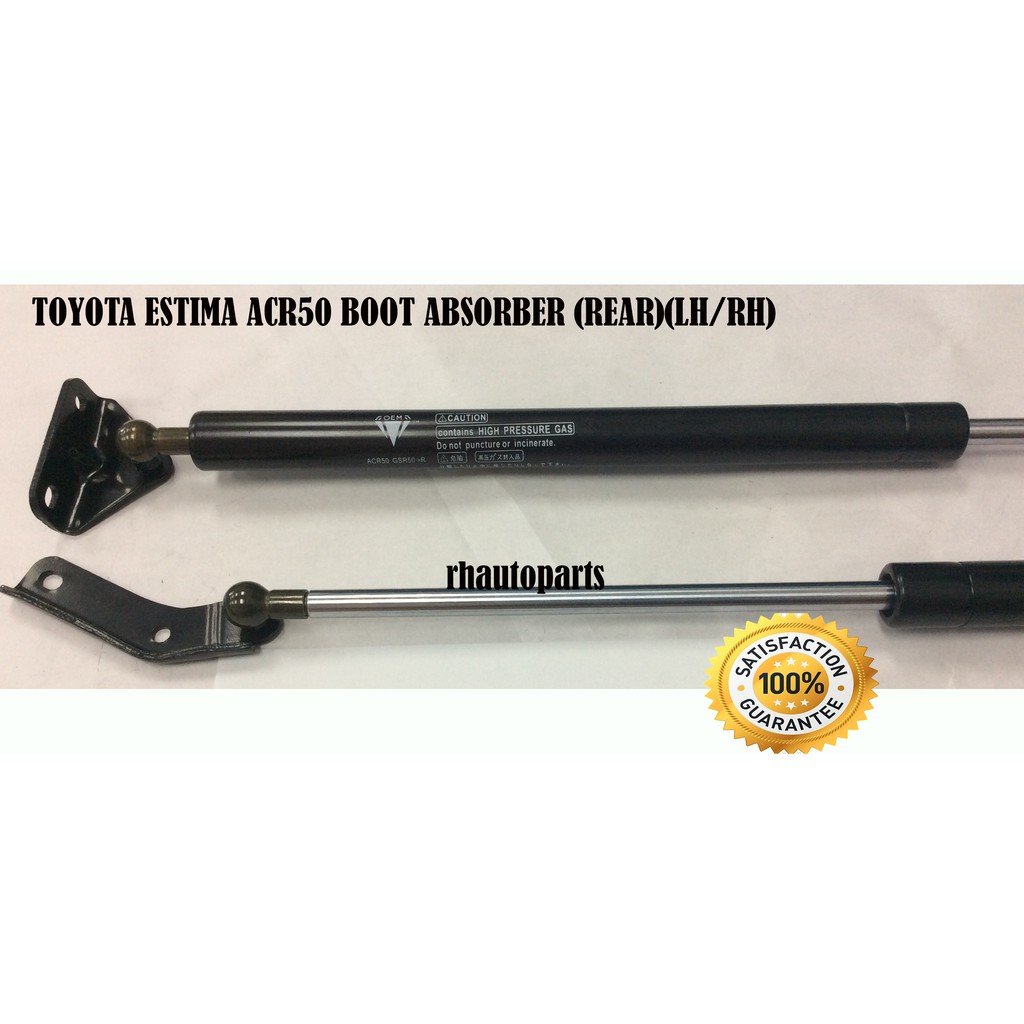 Toyota Estima Acr Rear Bonnet Absorber Damper Boot Absorber Gas Spring Set Car Pieces