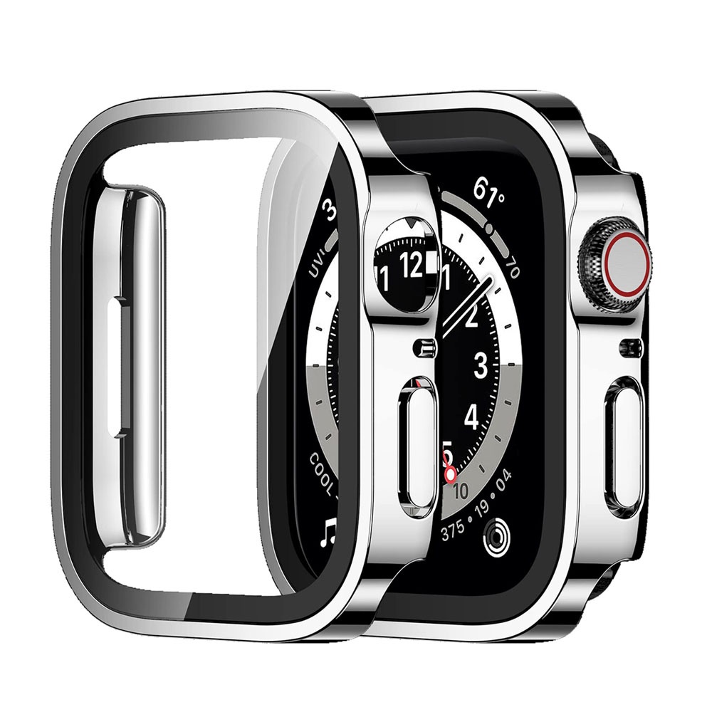 Waterproof Watch Case Tempered Glass For Apple Watch Serie 8 7 Cover 