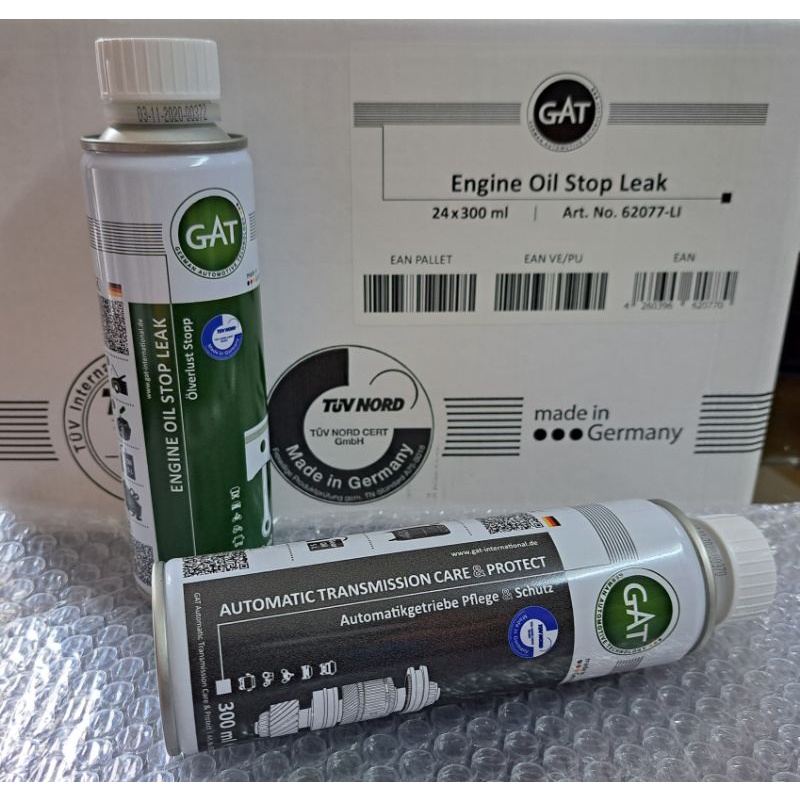 GAT Engine Oil Stop Leak & Automatic Transmission Care & Protect 300ML ...